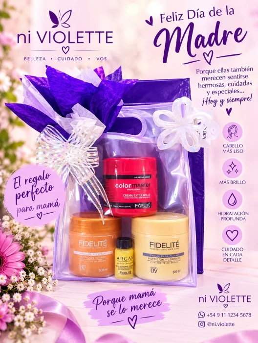Kit Dia de la Madre Mascaras Fidelite