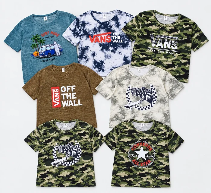 Remeras  Surtidas Camuflado
