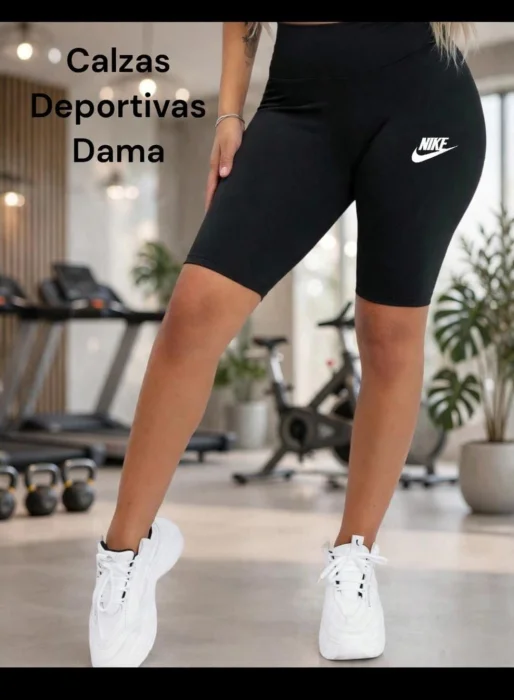 Biker Dama Lycra Estampado Deportivo