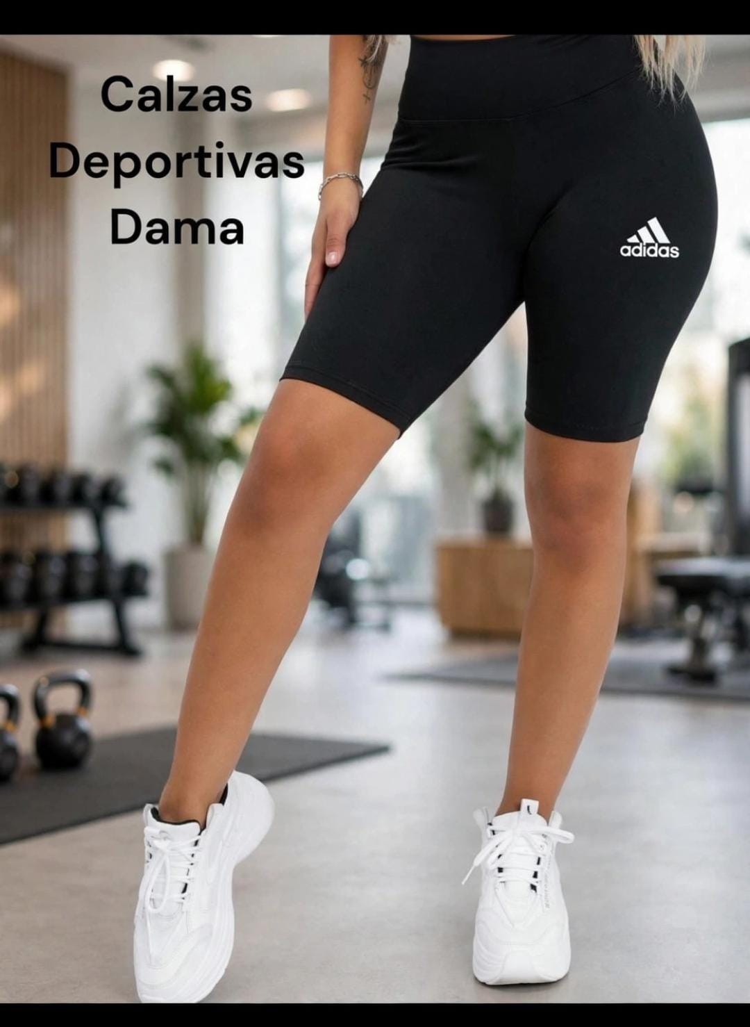 Biker Dama Lycra Estampado Deportivo - Imagen 2