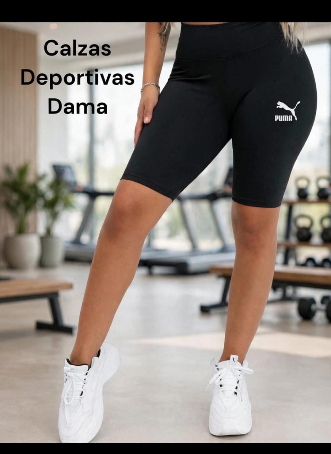 Biker Dama Lycra Estampado Deportivo - Imagen 3