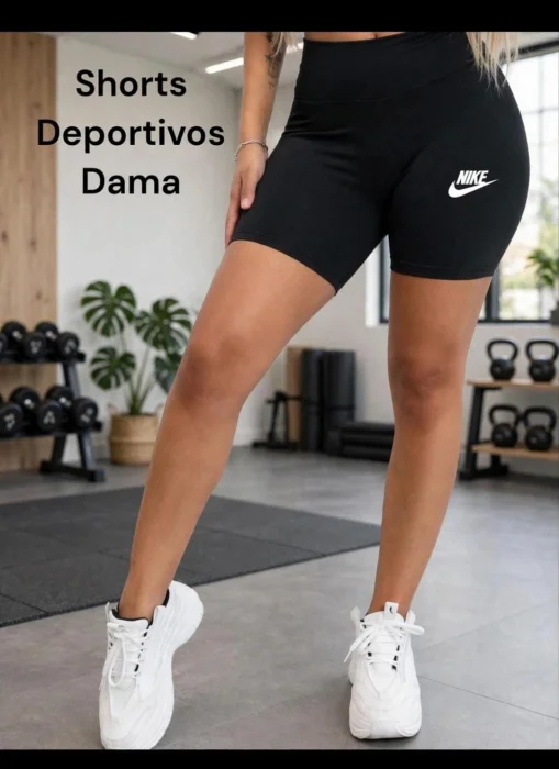 Shorts Lycra Dama Estampado Deportivo