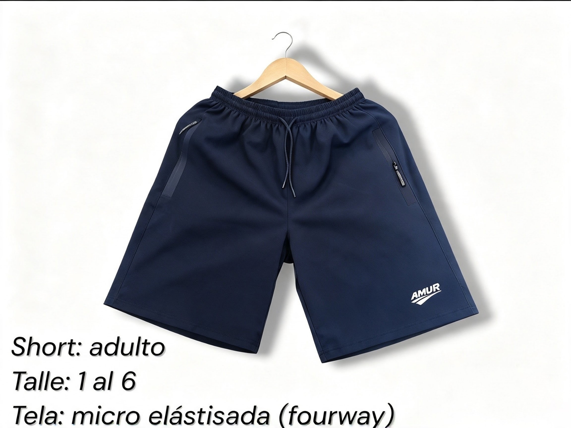 Shorts Microfibra con Cierre Engomado - Imagen 3