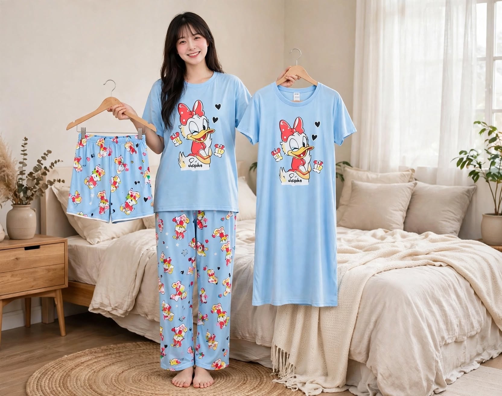 Pijamas Importados 4 Piezas - Imagen 3