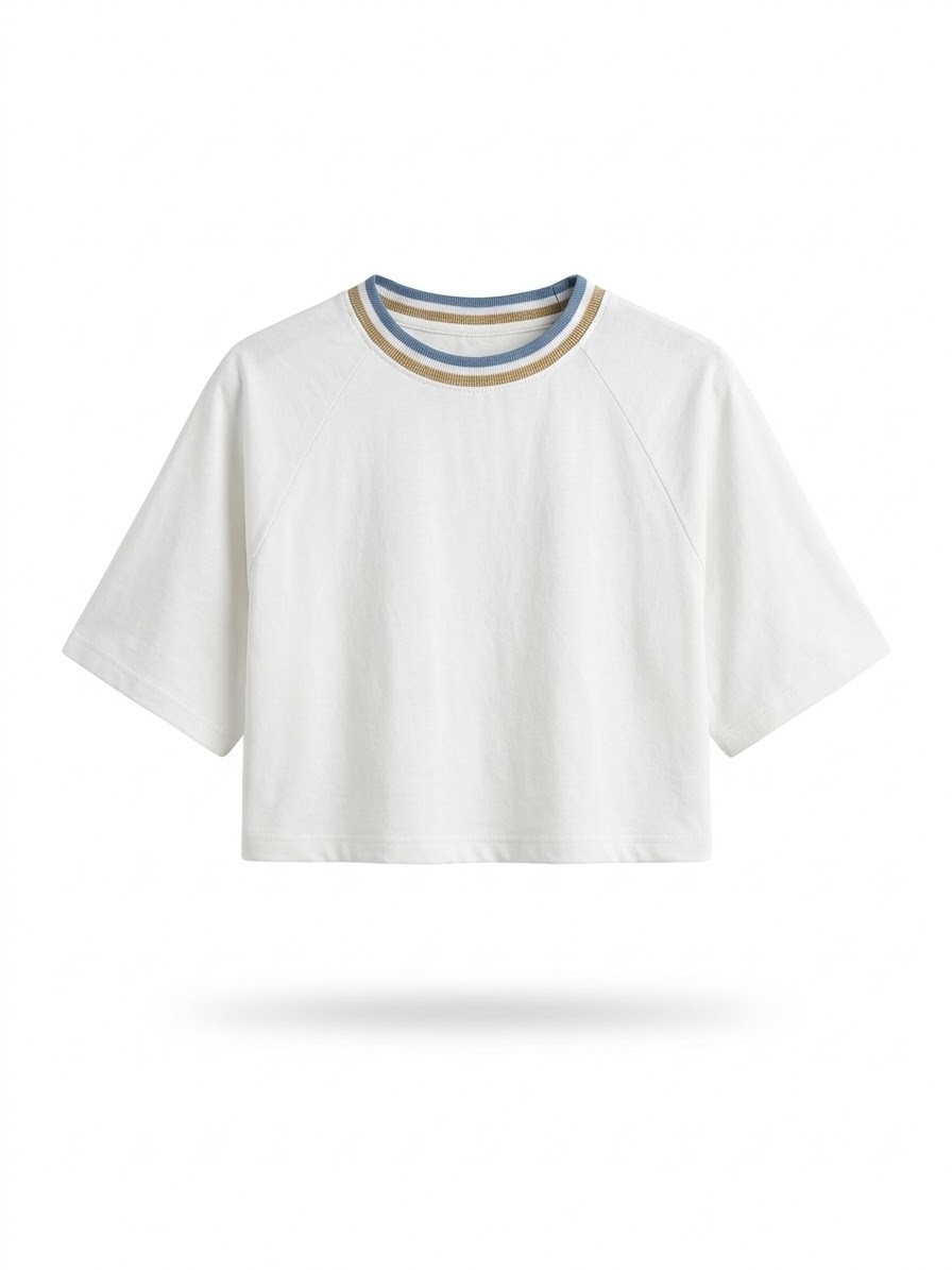Pupera de Algodón con Cuello Lurex - Imagen 3