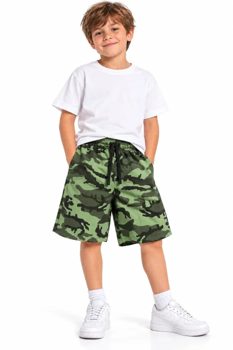 Bermudas Baggy Camuflados Niño Rústico