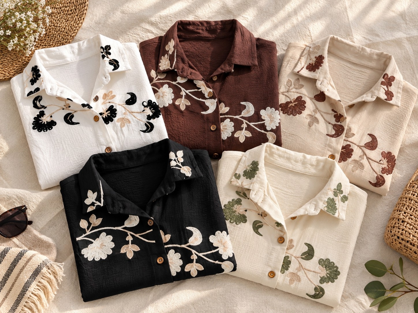 Camisa Over Bordada - Imagen 3