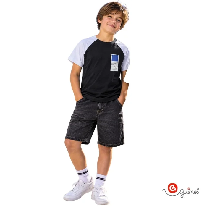 10280	remera Niño Teen Mc Rangla Combinada Cuadro Pantone	