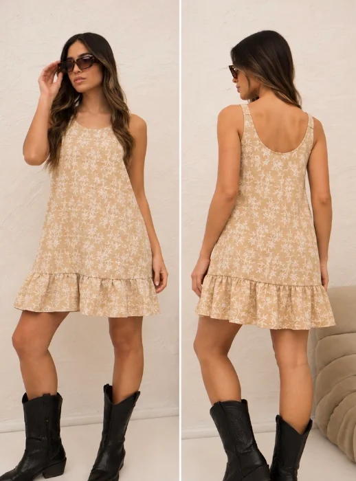 Vestido Espalda u Lino