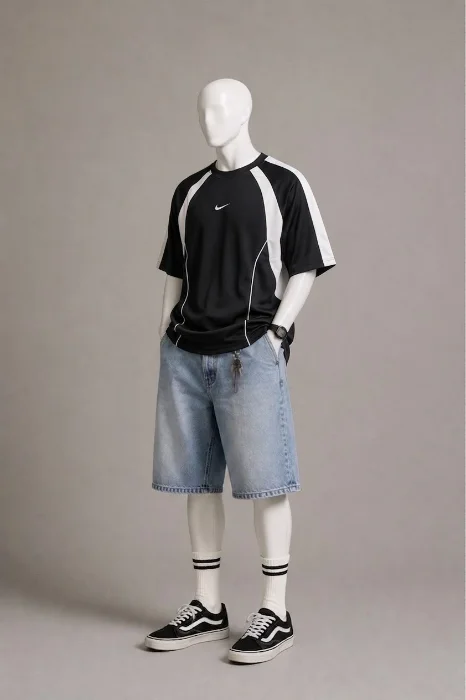 Remeras Over Bicolor Nk