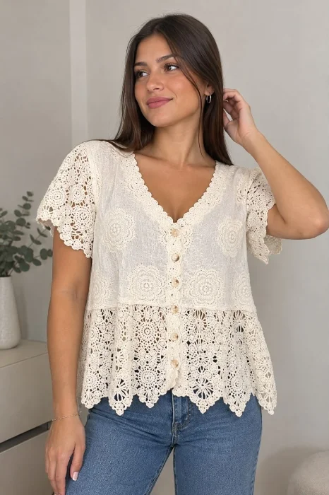 Camisola Encaje 18991