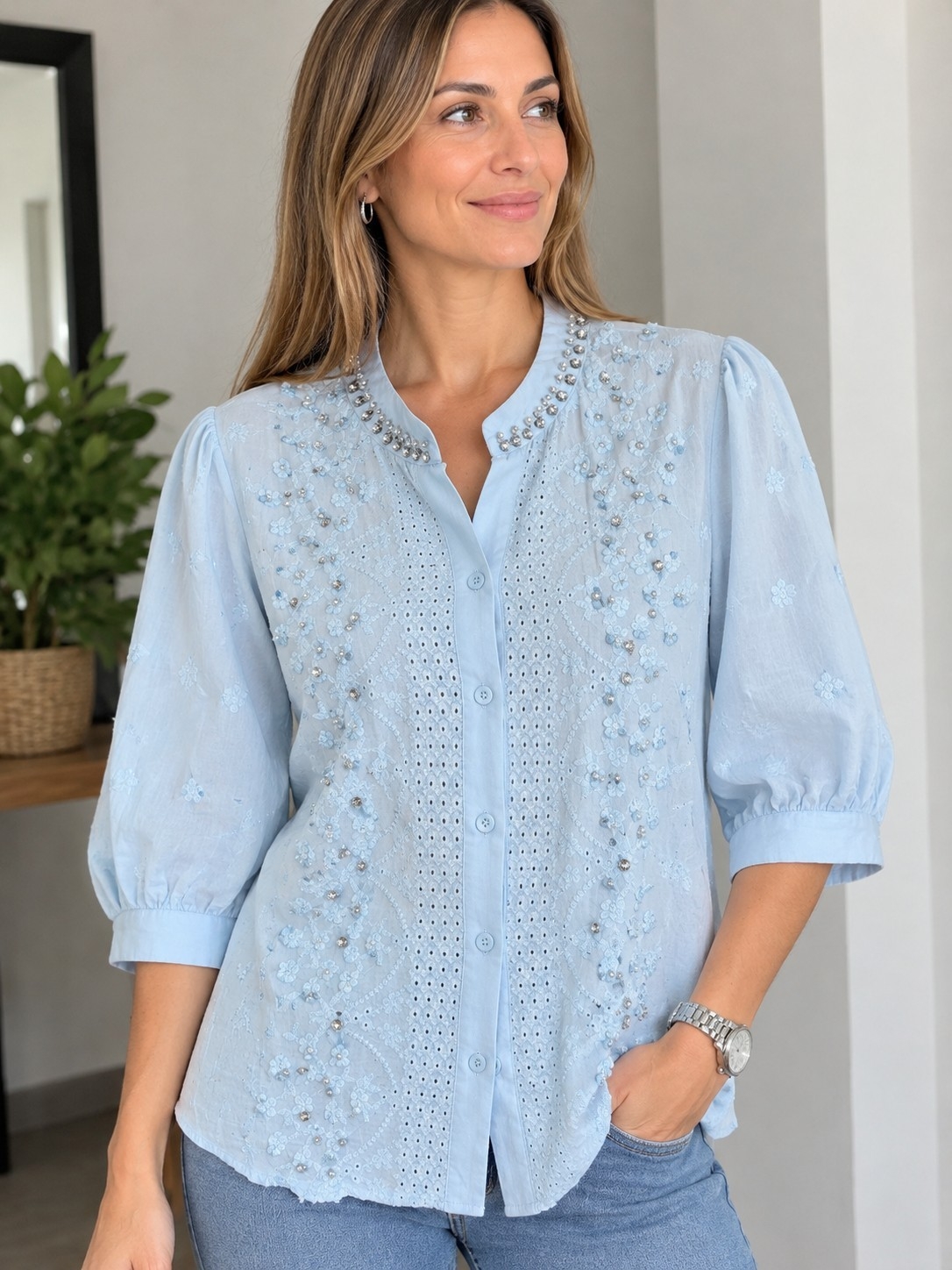 Camisa con Piedras - Imagen 2