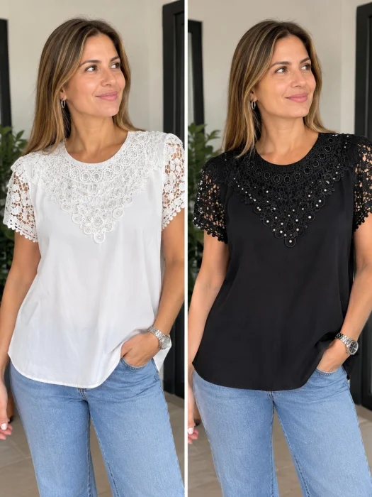 Blusa con Brodery