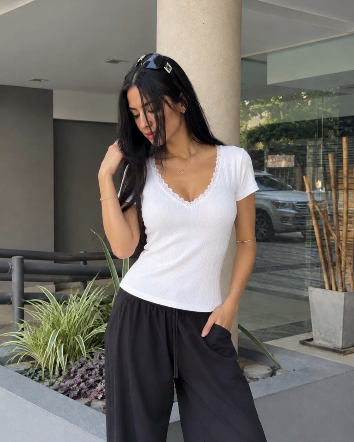 Camiseta con Puntilla - Imagen 3