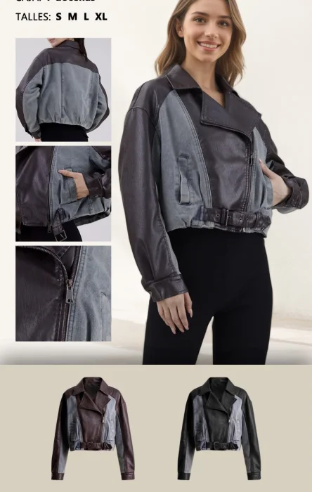 Chaqueta Eco Cuero