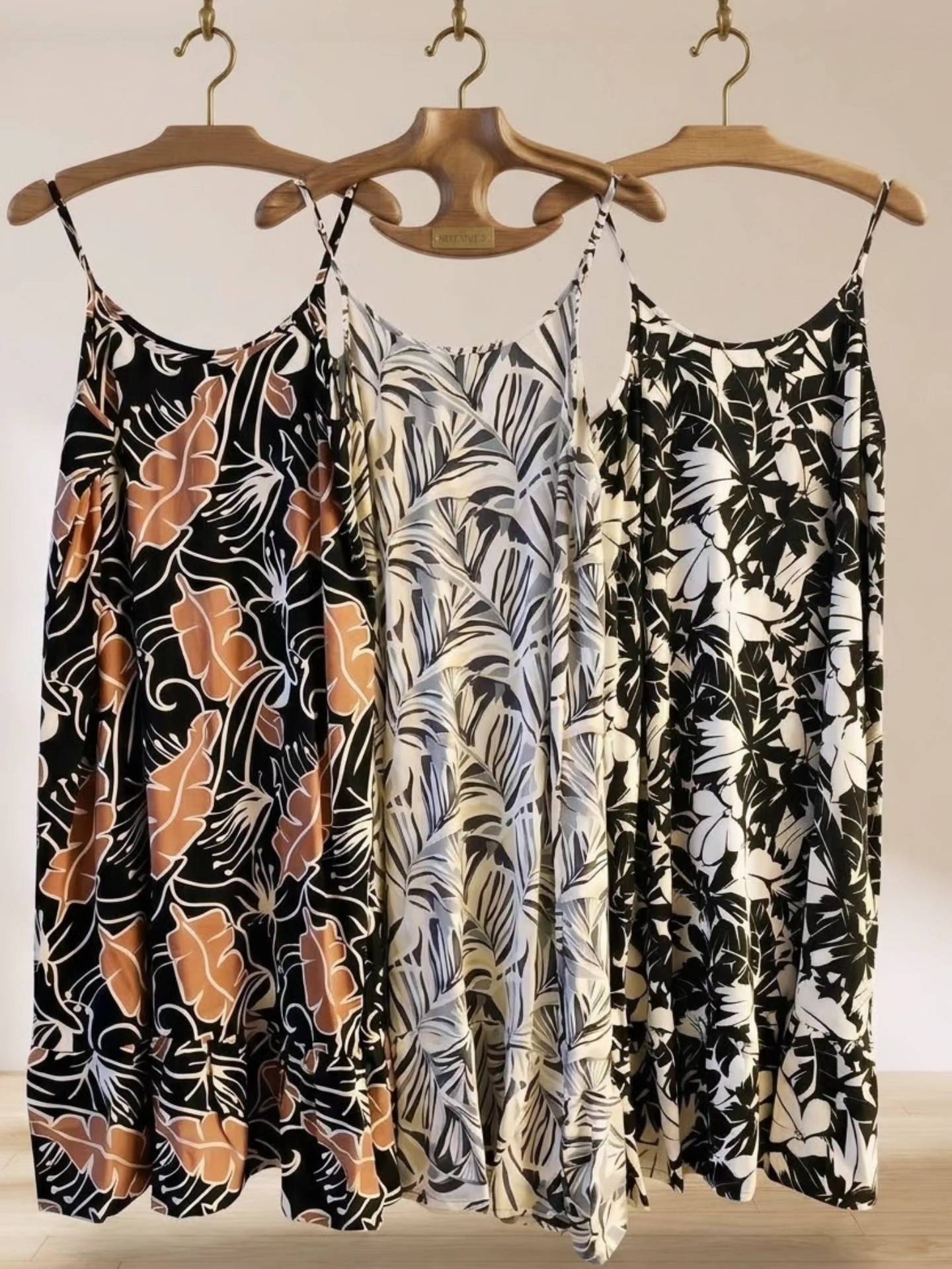 Vestido Estampado Largo C/tiritas - Imagen 2