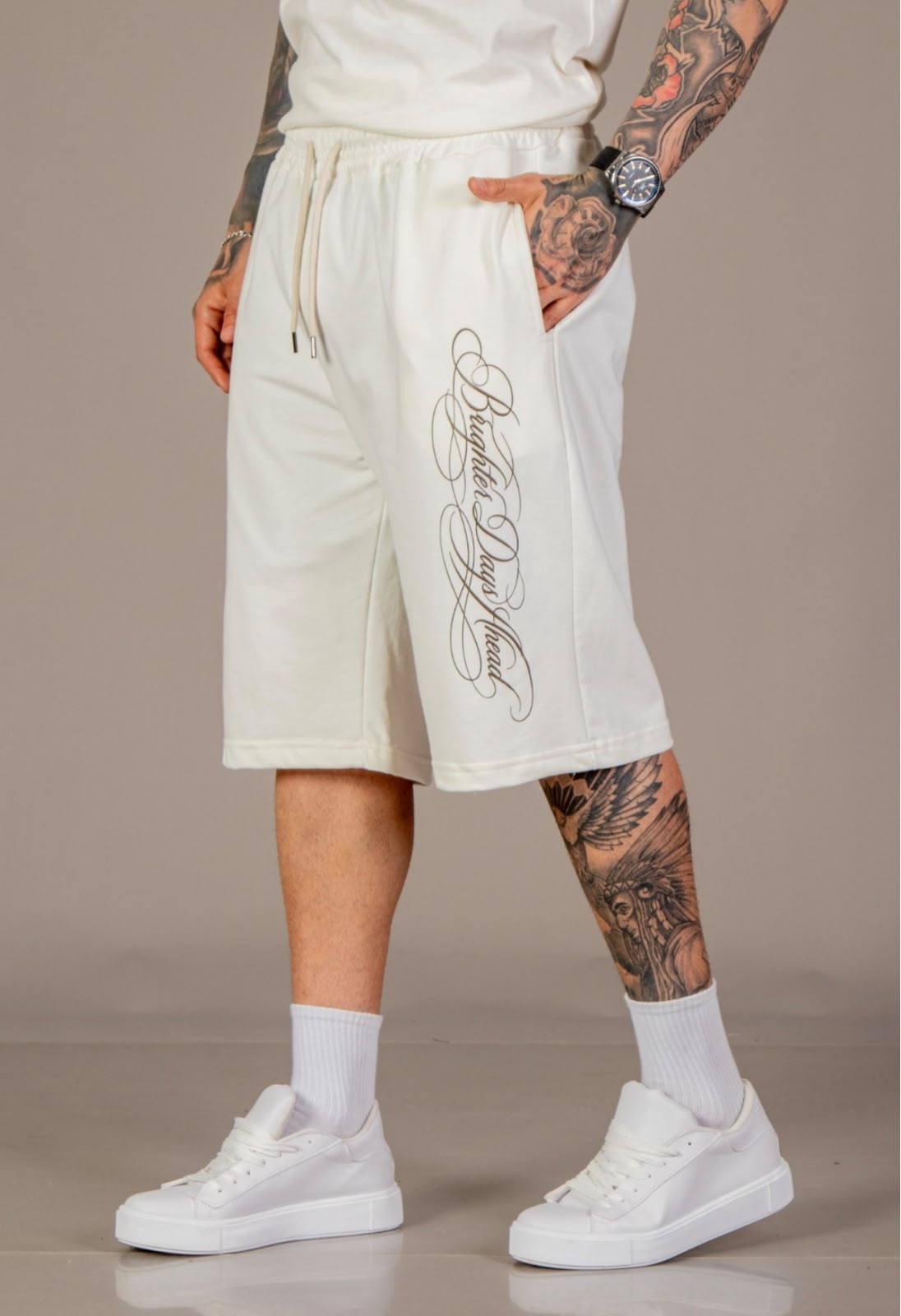/bermuda Baggy Algodón Rustico Premium/m - Imagen 6