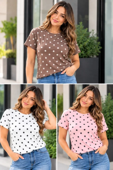 /remera Lunares Tendencia /m