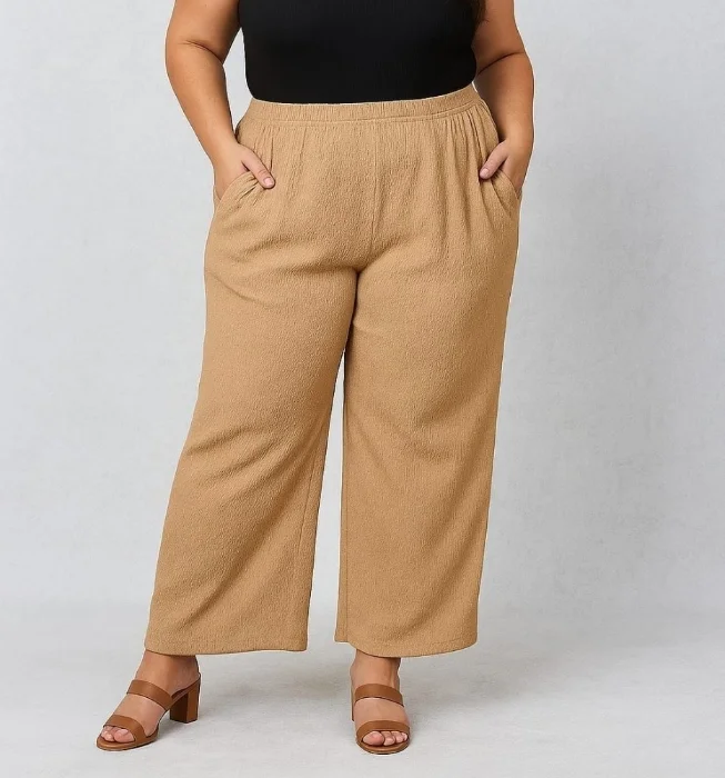 Pantalon Palazo Talle Especial de Mujer