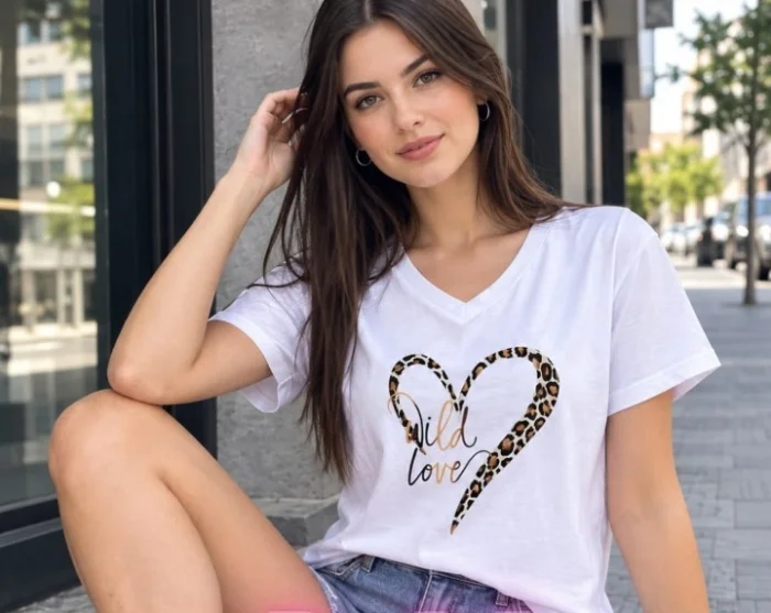 Remeron Cuello V Algodón Peinado