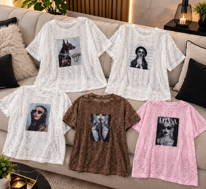 Remeras Encaje