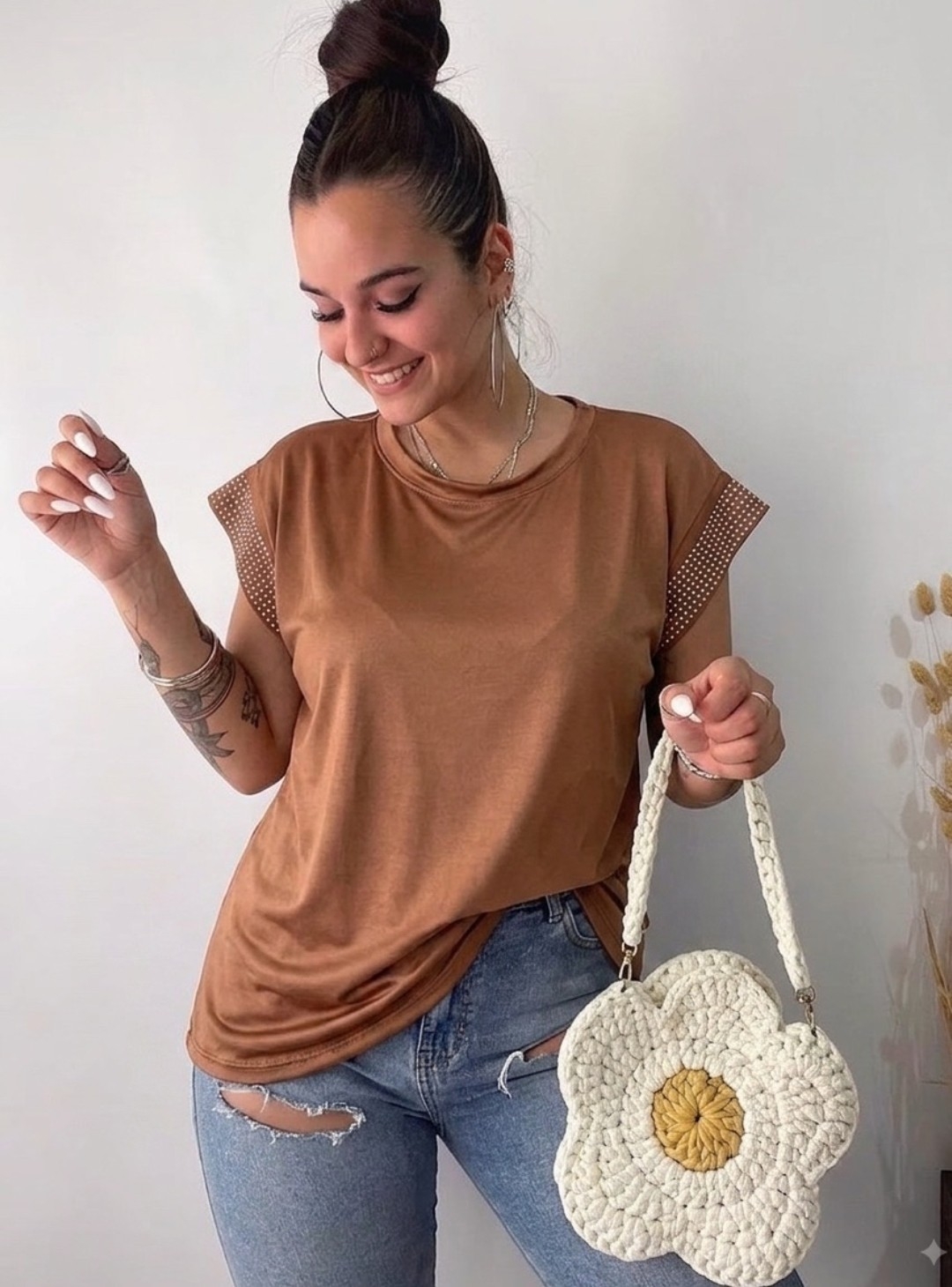 Remera Mujer con Brillo - Imagen 2