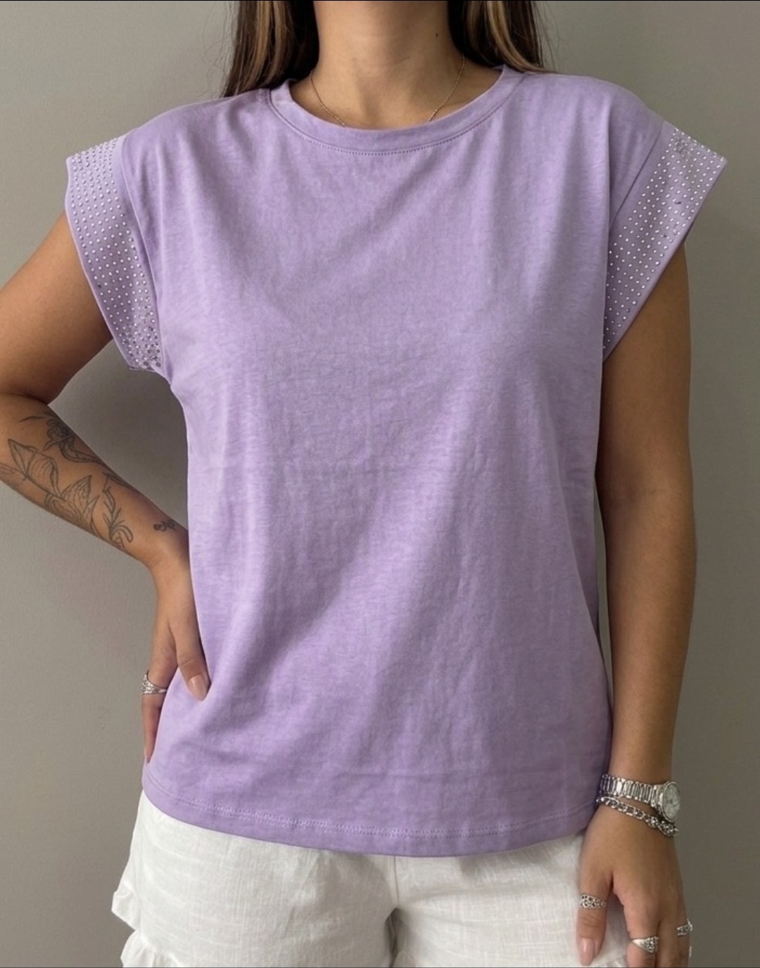 Remera Mujer con Brillo - Imagen 4