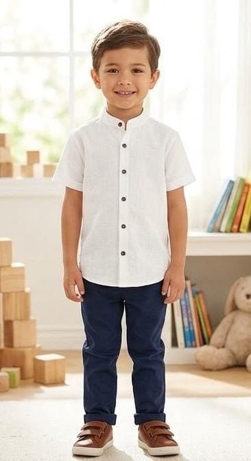 Camisas de Niños de Lino con Xpandex - Imagen 2