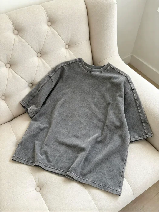 Remeras Oversise Jaspeada