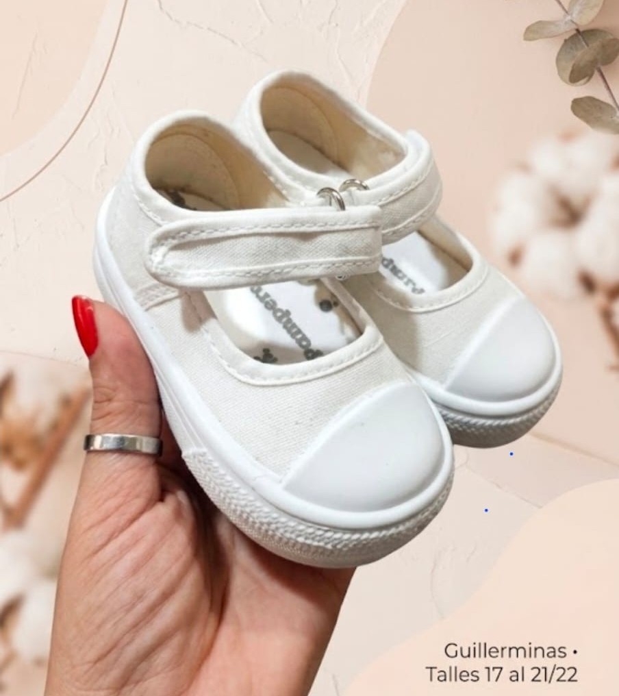 Guillerminas Blancas con Puntera - Imagen 3