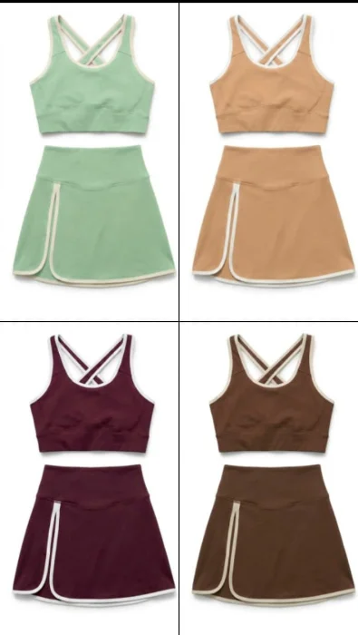 Conjunto Shortpollera Combinado