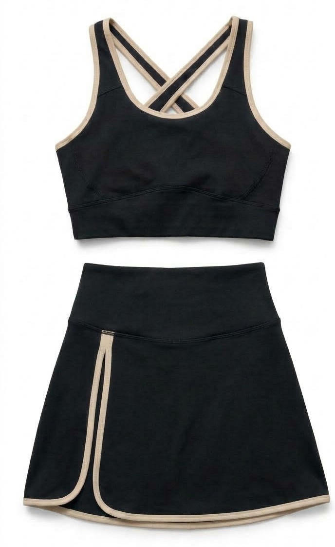 Conjunto Shortpollera Combinado - Imagen 2