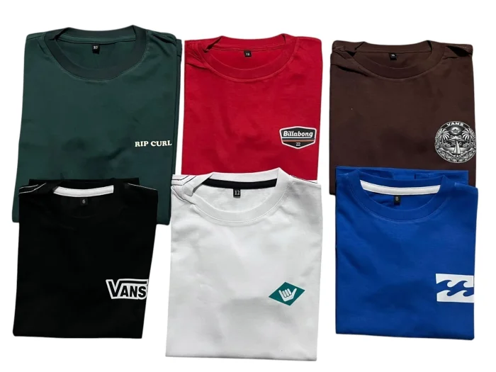 Remera Algodón Peinado Logo Chico Surf Niños