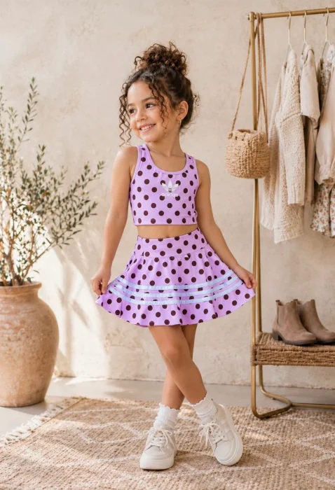 Conjunto  Lunares Modelo : Martu