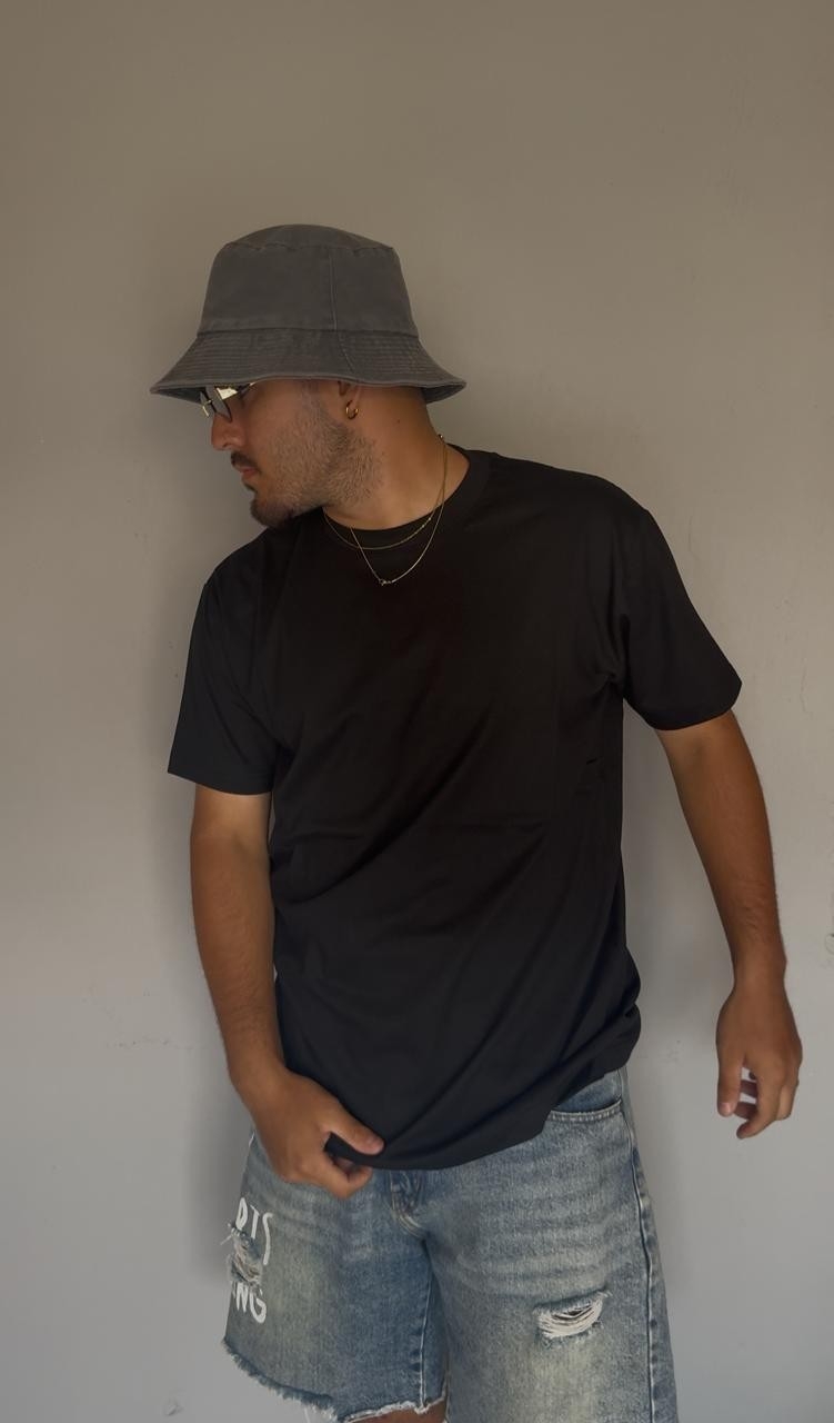 Remera Lisa, Algodón Peinado - Imagen 3