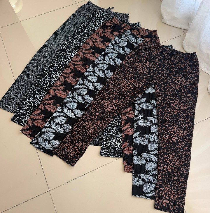 Pantalon Modal Viscosa Estampado - Imagen 2