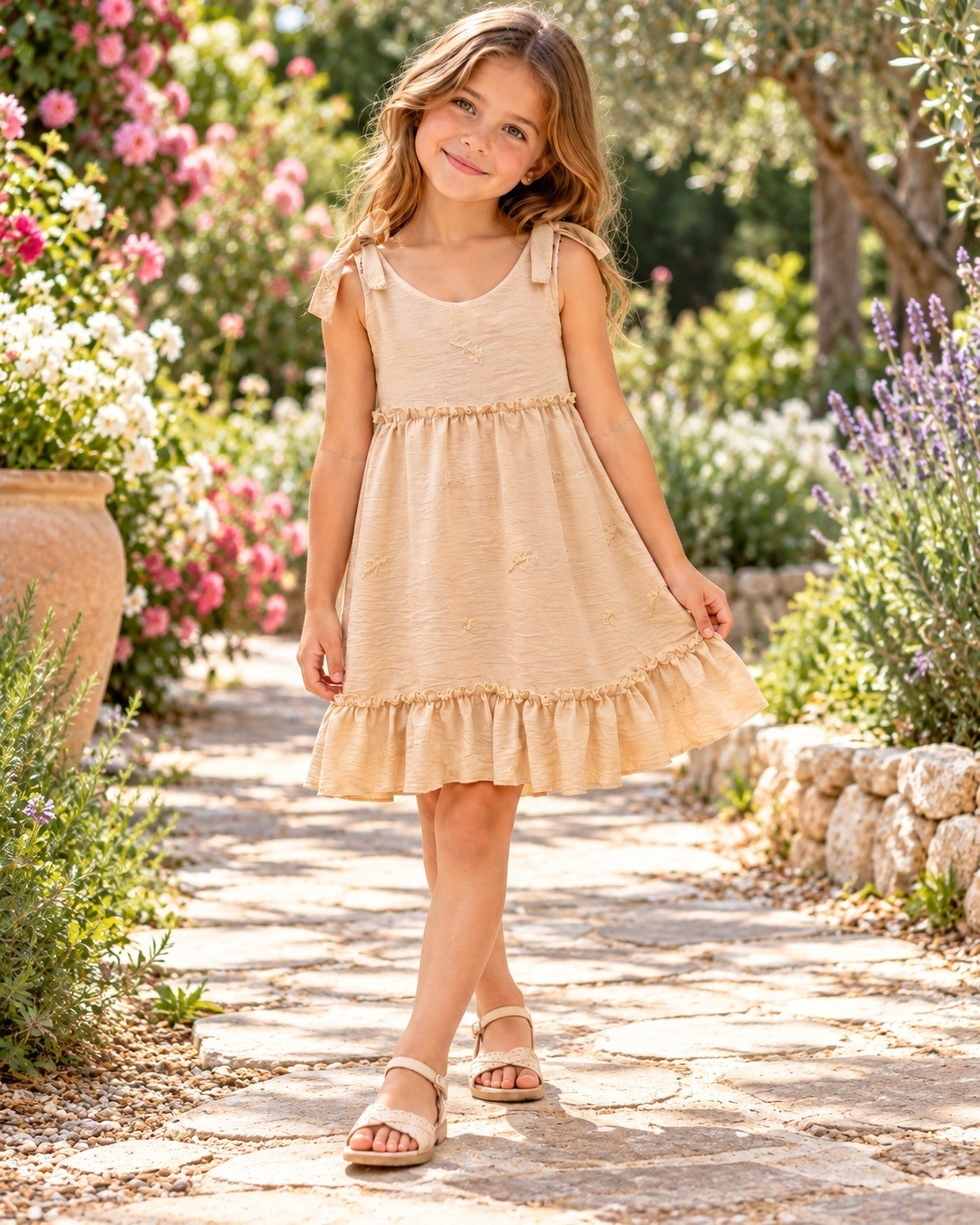 Vestido Amelia C/lazo en los Hombros - Imagen 6
