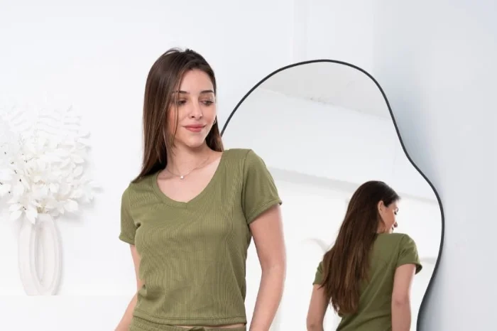Remera en Wafle