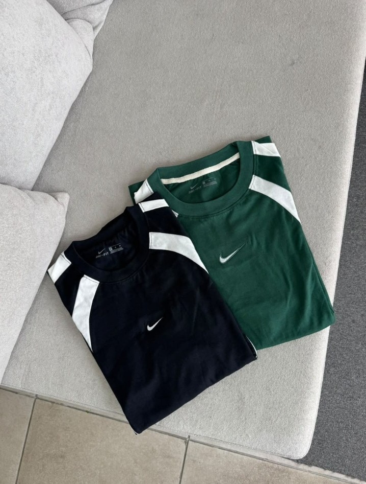 Remeras Over Bicolor Nk - Imagen 2