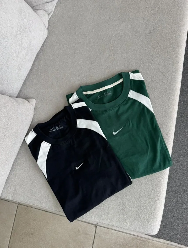 Remeras Over Bicolor Nk - Imagen 2