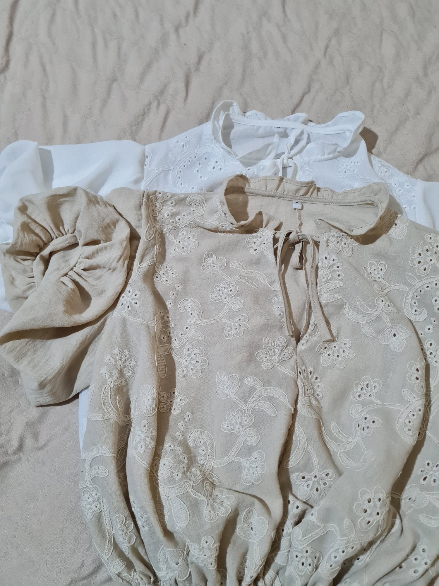 Blusa Polinen Bordado Manga Morning Glory - Imagen 3