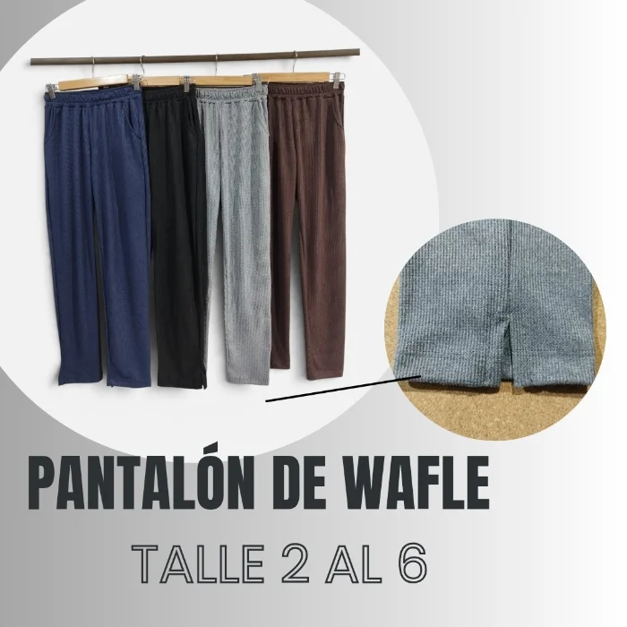 Pantalón de Wafle