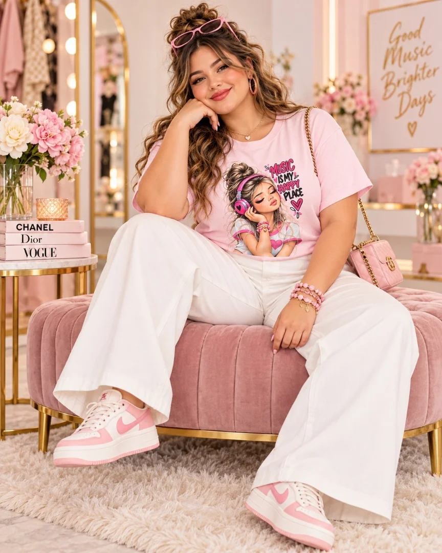 Remeras Plus Size Estampadas - Imagen 9