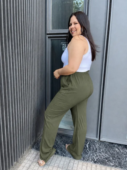 Pantalon Recto Lino hasta Talle 8
