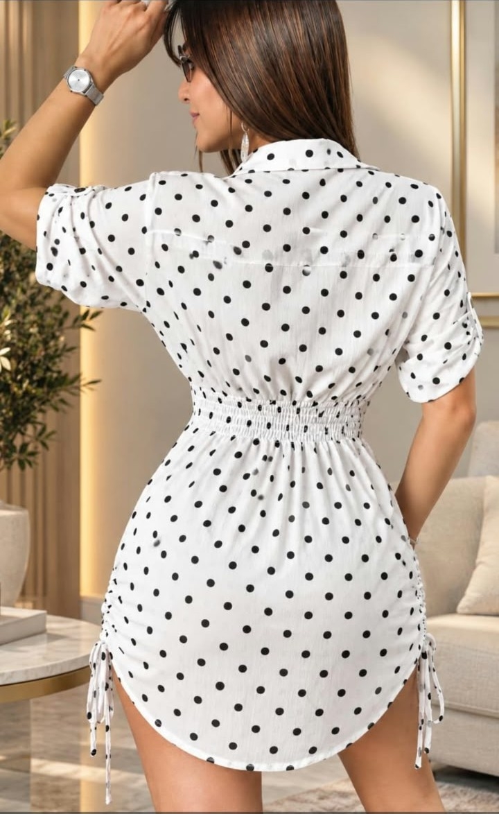 Camisa Vestido Estampada - Imagen 3