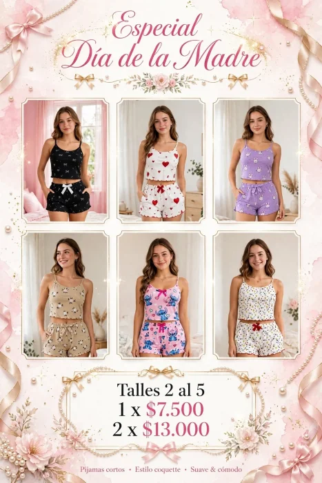 Pijamas 2 Piezas