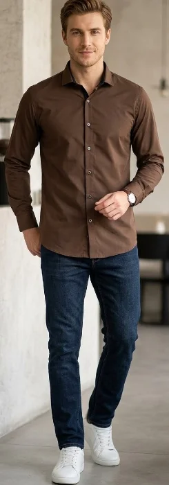 Camisas Manga Larga Rígidas