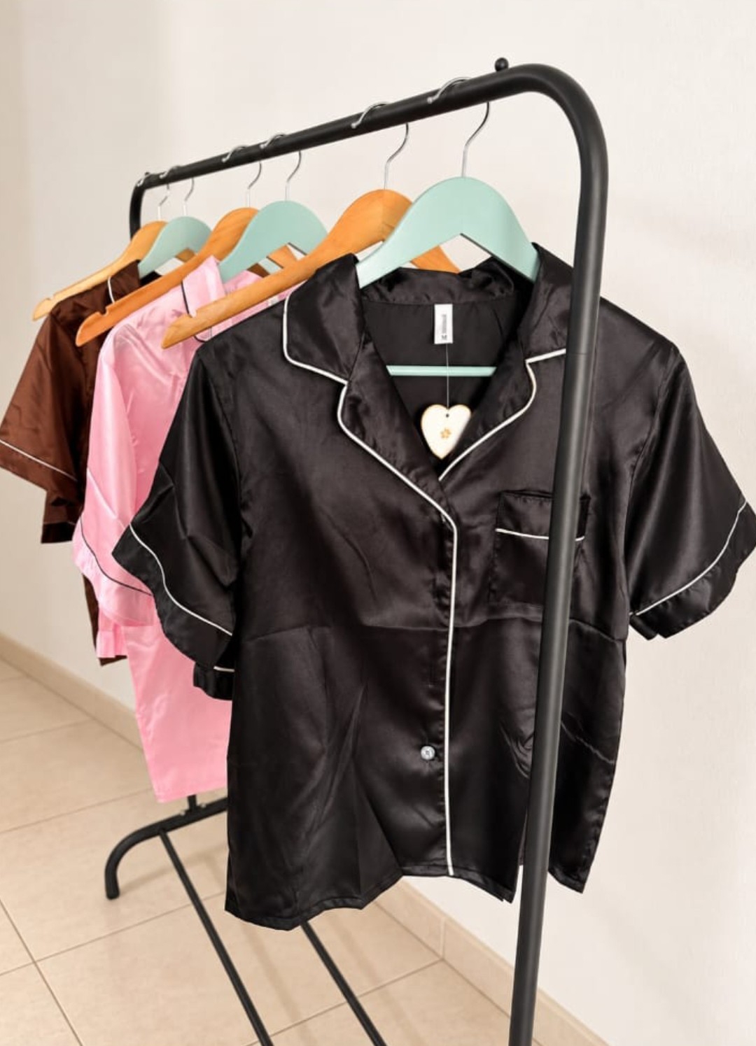 Pijama Satén Terrenal Camisero - Imagen 6