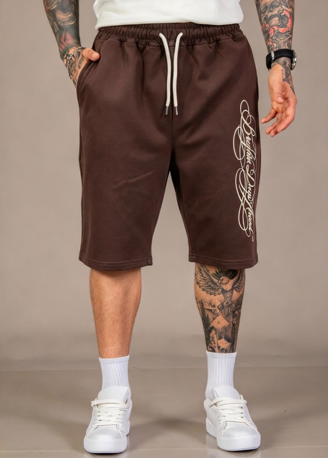 Bermuda Baggy Algodón Rustico Premium - Imagen 7