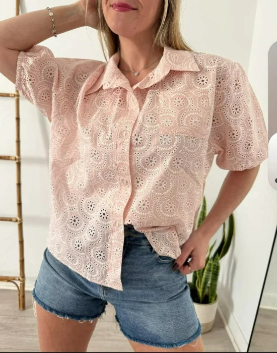 Camisa de Broderie